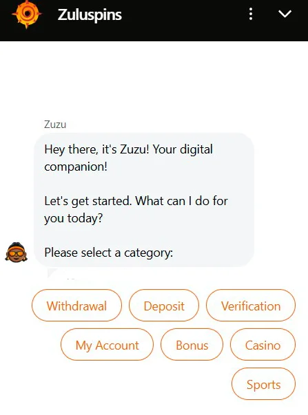 zuluspin Klantenservice