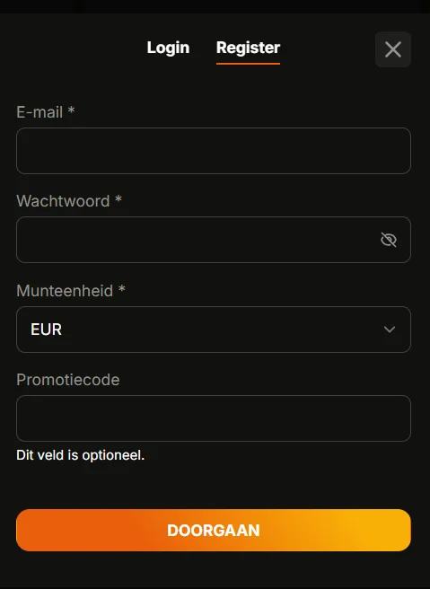 zuluspins regiseren
